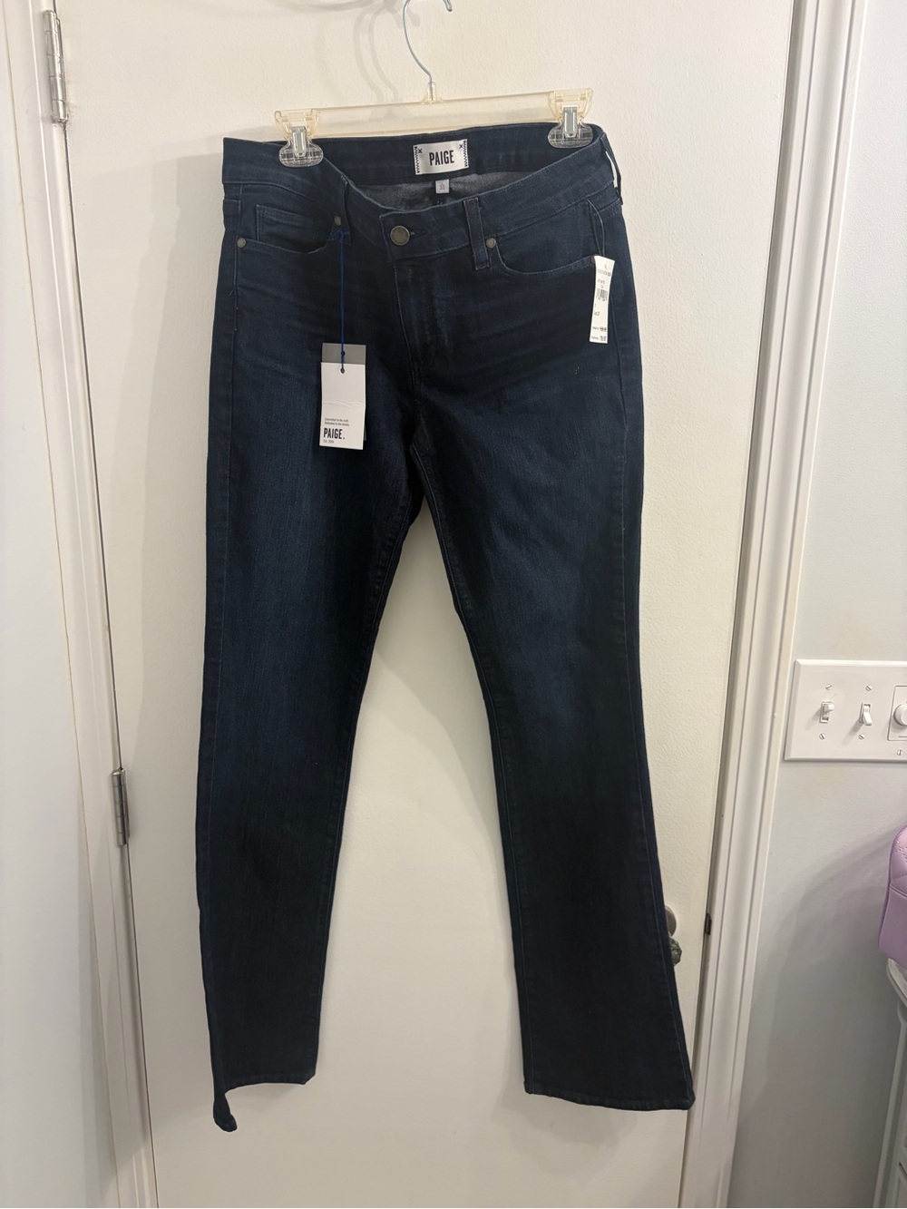 PAIGE Women's Dark Indigo Skinny Jeans